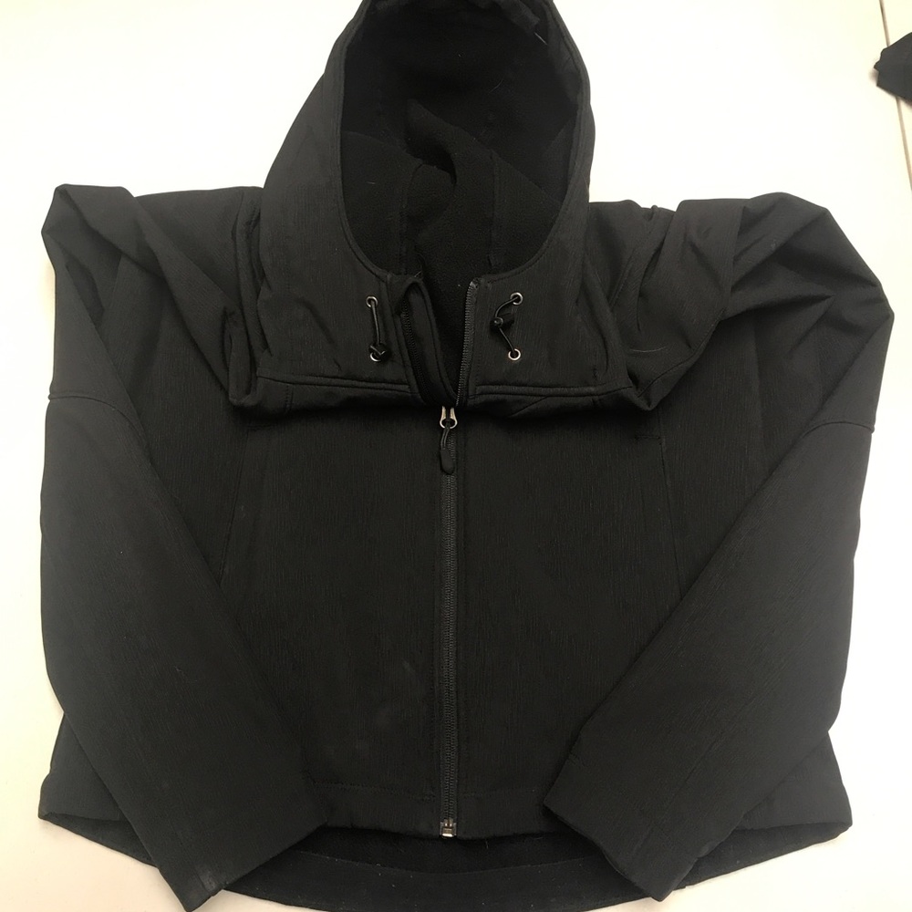 Black Hooded Jacket - image 1